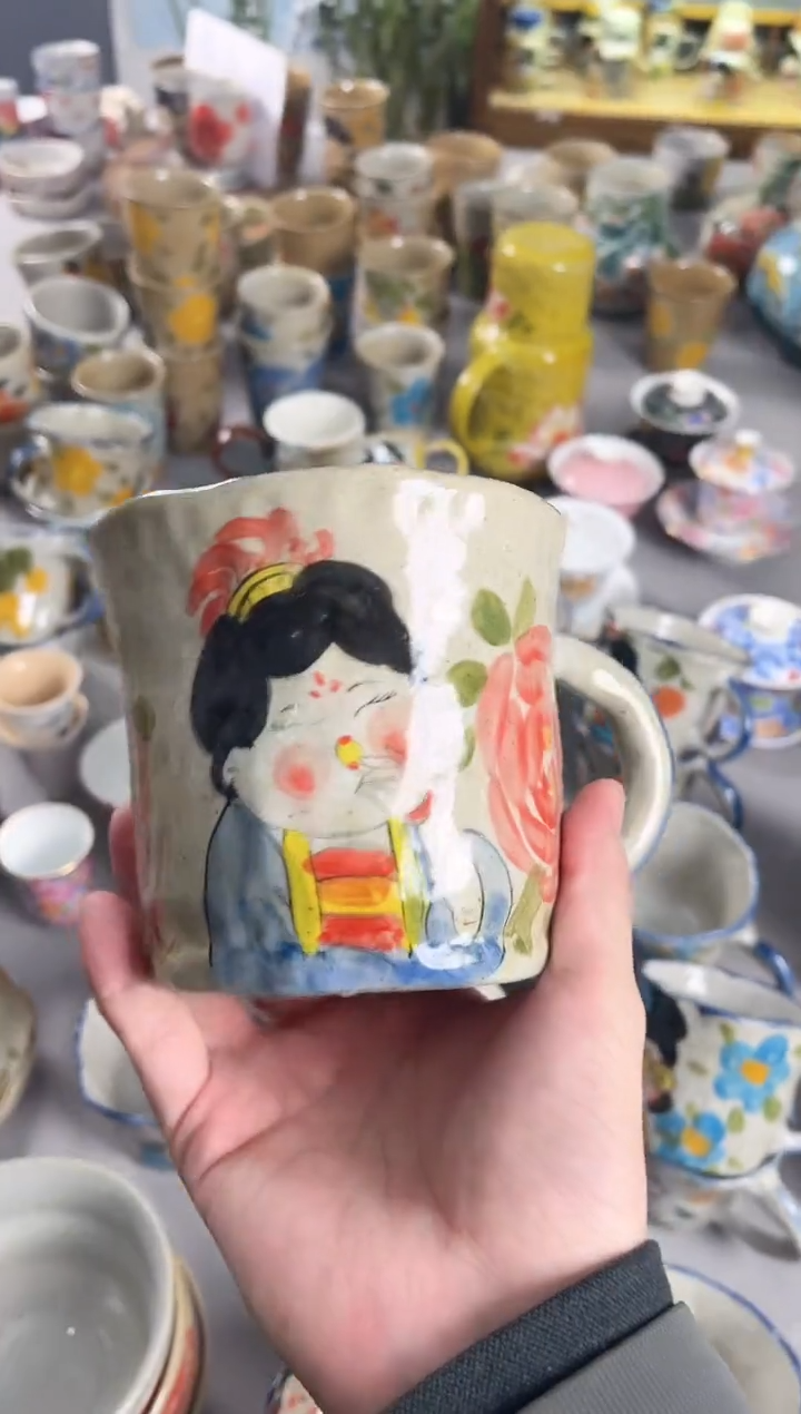 【闪购商品】瓷片景德镇手绘高温釉下彩