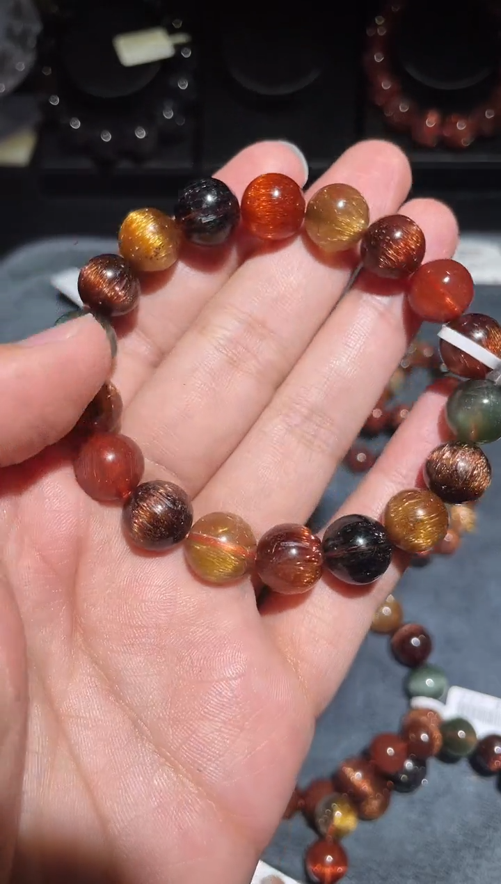 【闪购商品】水晶手链未镶嵌彩发单圈A11（多样性发其一）