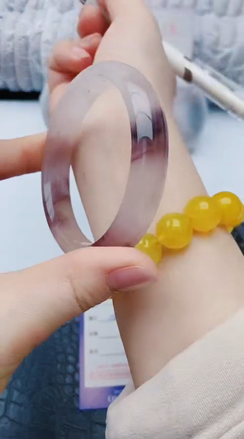 未镶嵌手镯石英质玉x215+59-60