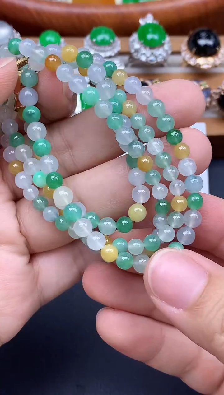 颈饰未镶嵌翡翠492-中国好珍宝