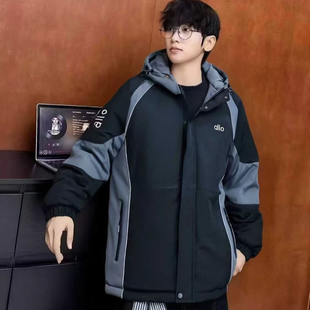 加绒加厚派克服外套8835