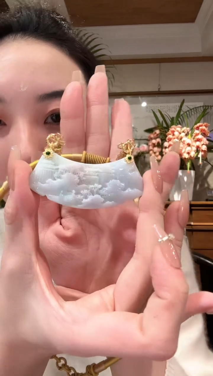 【闪购商品】翡翠颈饰未镶嵌国风