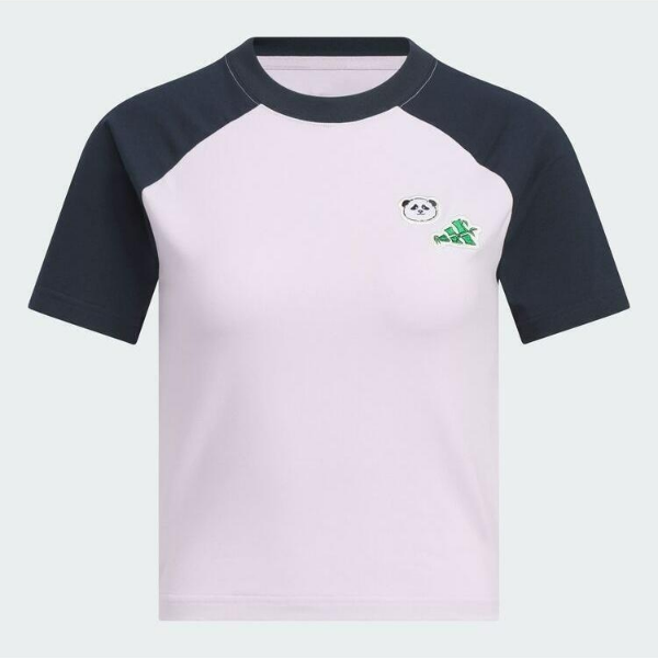 【滔搏联动】adidas阿迪达斯女子 W RAGLAN TEE 针织无领短袖KC1497