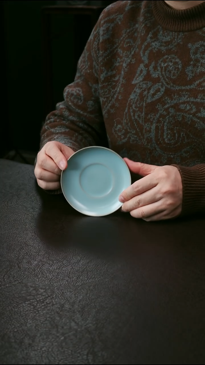 其他汝官窑小杯垫1