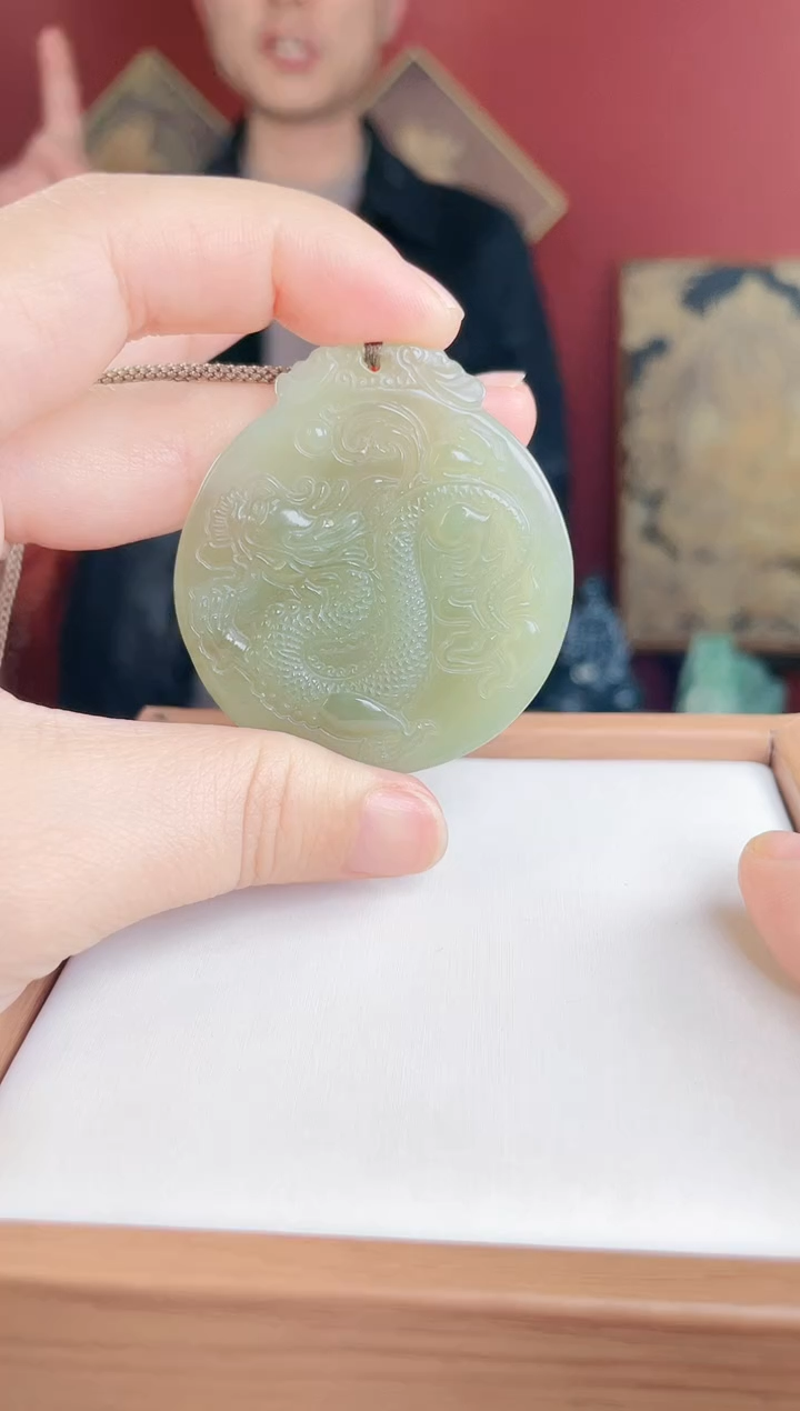 【闪购商品】和田玉颈饰未镶嵌龙牌