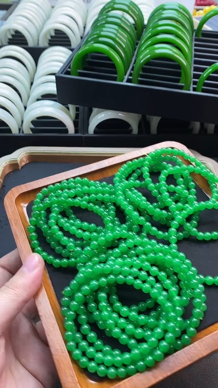 【闪购商品】翡翠手链未镶嵌翡翠6mm单圈手串