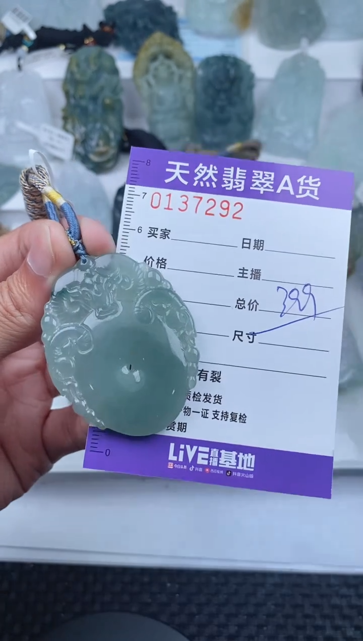 【闪购商品】翡翠颈饰未镶嵌       291