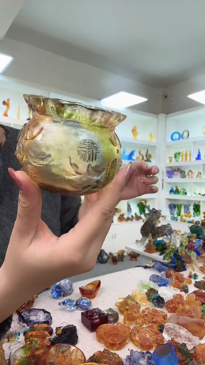 手工艺品琉璃福袋