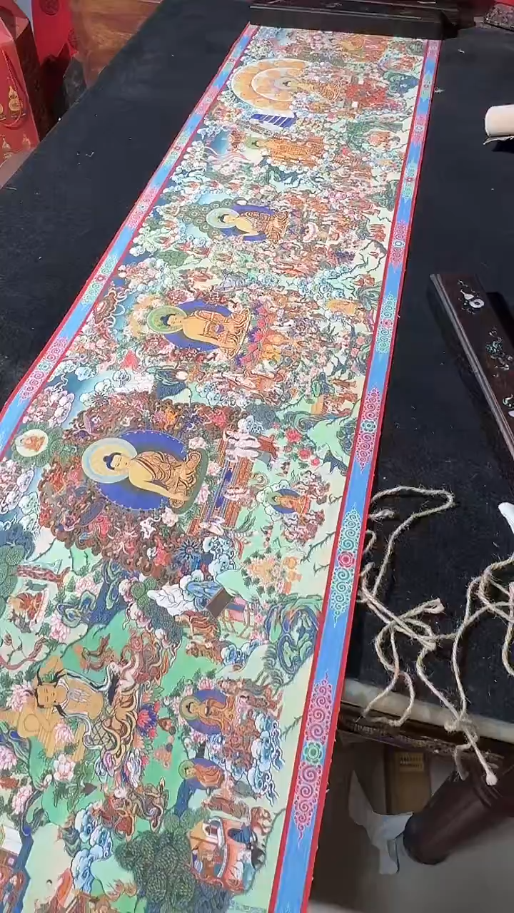 卷轴画藏式珍藏彩绘艺术馆170