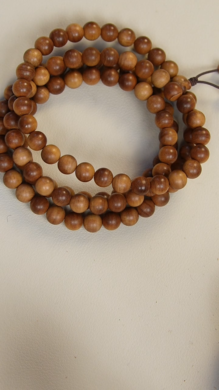 【闪购商品】檀香木手串/手链老山檀香0.8圆珠多圈108颗