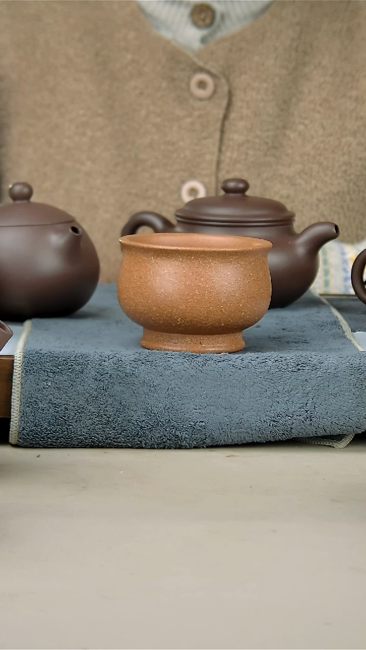 茶壶紫砂150红黄泥杯子