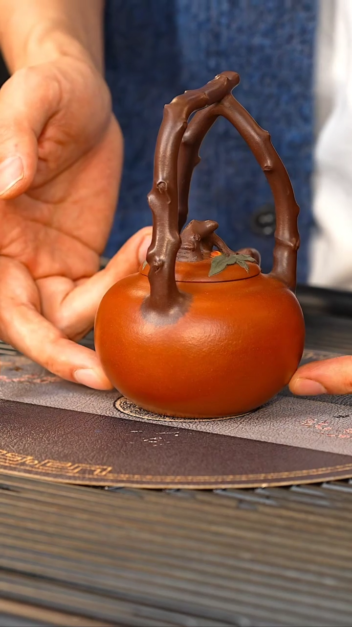 【闪购商品】紫砂茶壶XJH 多色工艺 小东坡提梁