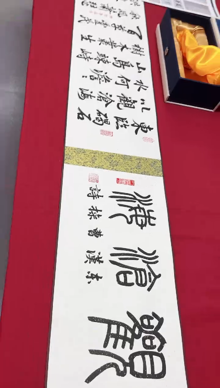 书法林老3.5米观沧海书上同款