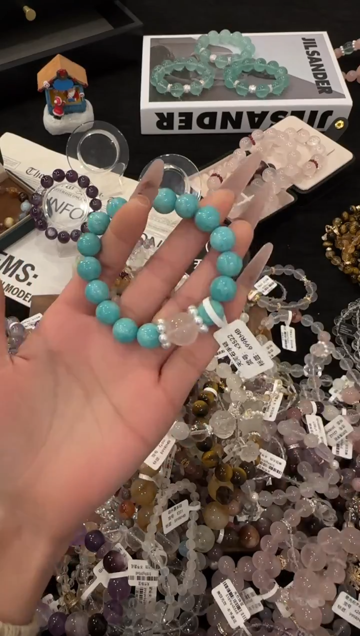 未镶嵌手链水晶天河石x3522