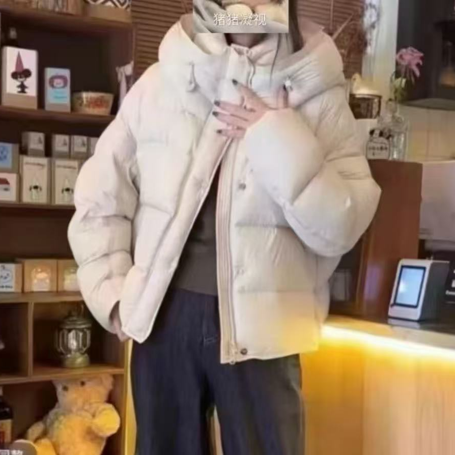 puff羽绒服休闲气质连帽韩版冬季厚款羽绒服