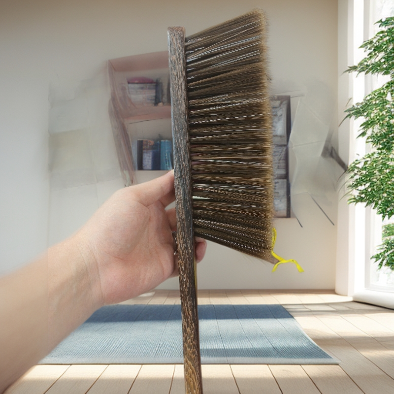 扫床除尘刷床刷子扫帚鸡翅木木头把家用实木软毛刷加密扫床笤帚