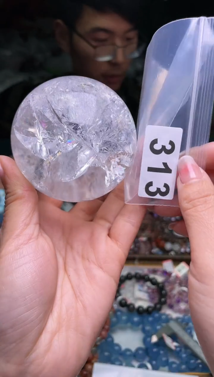 【闪购商品】水晶球7/313未镶嵌多样性发一件