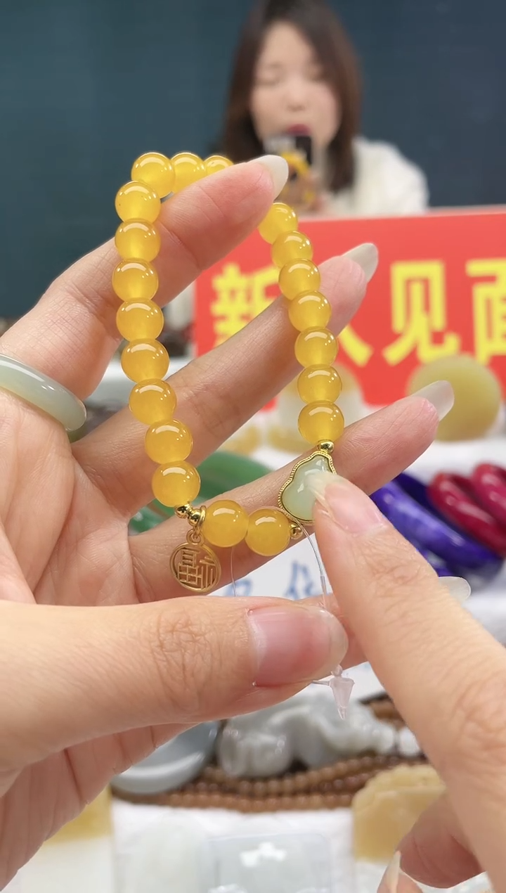 【闪购商品】玛瑙/玉髓颈饰合金8