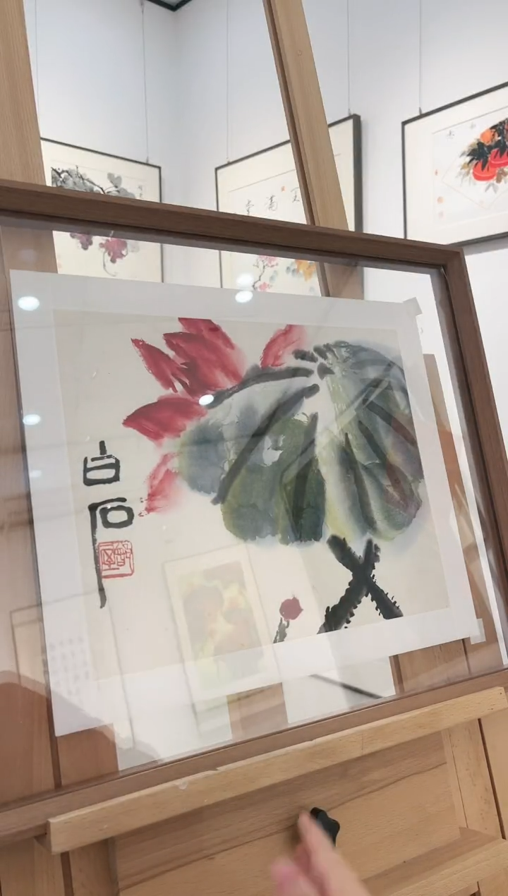 【闪购商品】版画版画--内容随机--单个-不带框--荷花