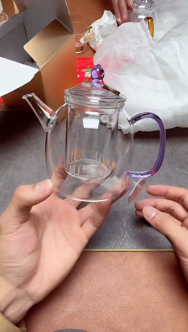 【闪购商品】禾器#宴臣壶浅紫（内胆款）+臻悦杯紫