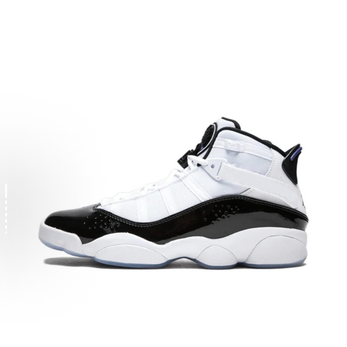 KUXA六冠王黑白减震高帮训练缓震男鞋篮球鞋男子体育运动篮球