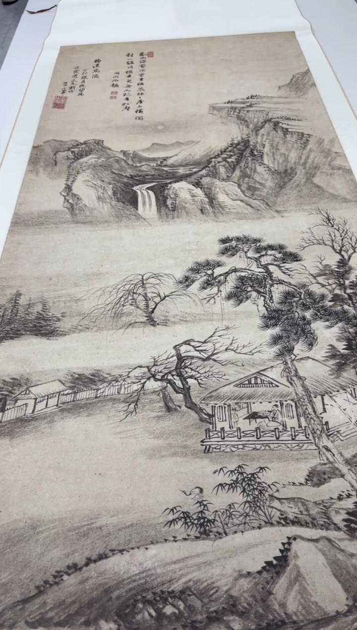 【复刻品】王翚 梅溪高隐