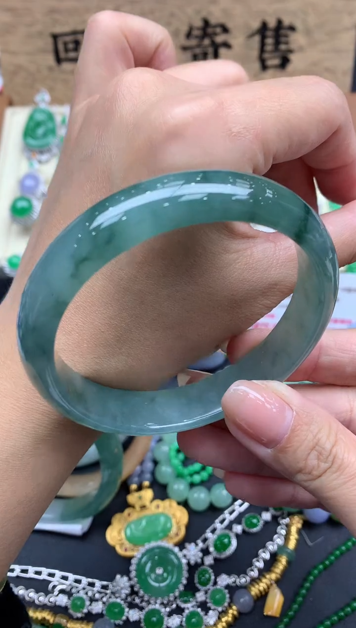 【闪购商品】翡翠手镯未镶嵌449--中国好珍宝