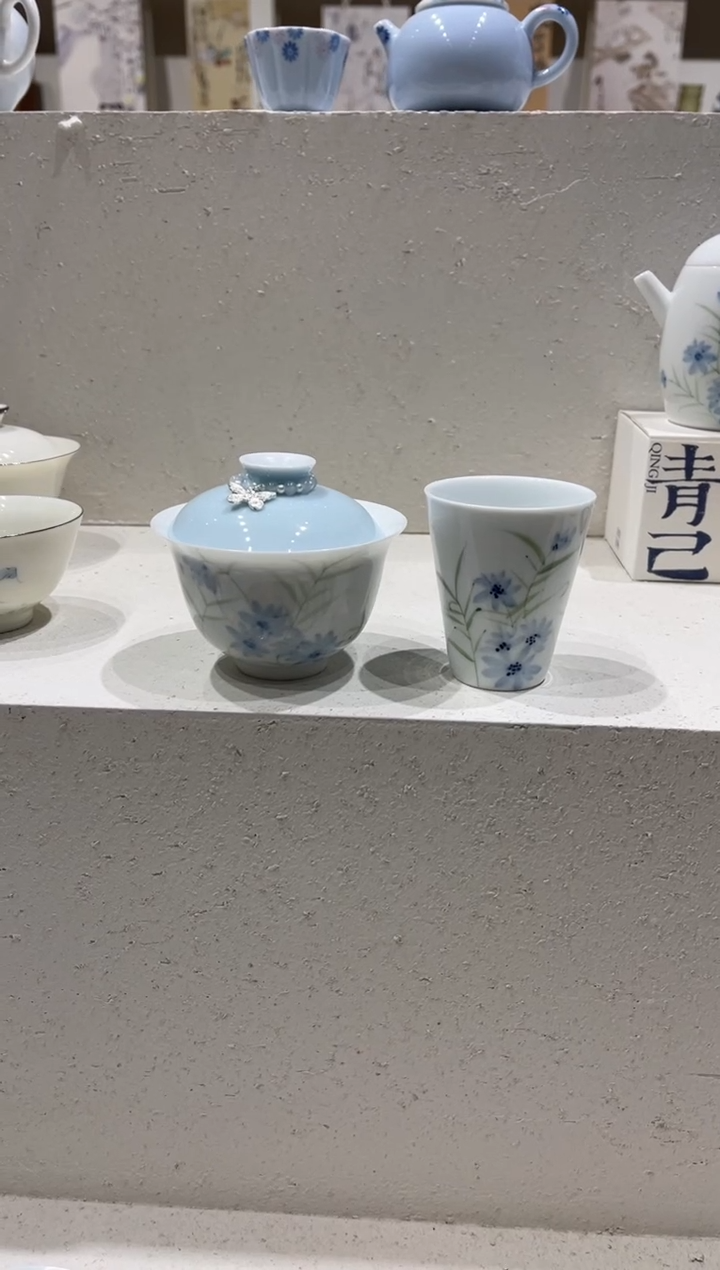 【闪购商品】盖碗+茶杯+提溜 哈哈哈哈