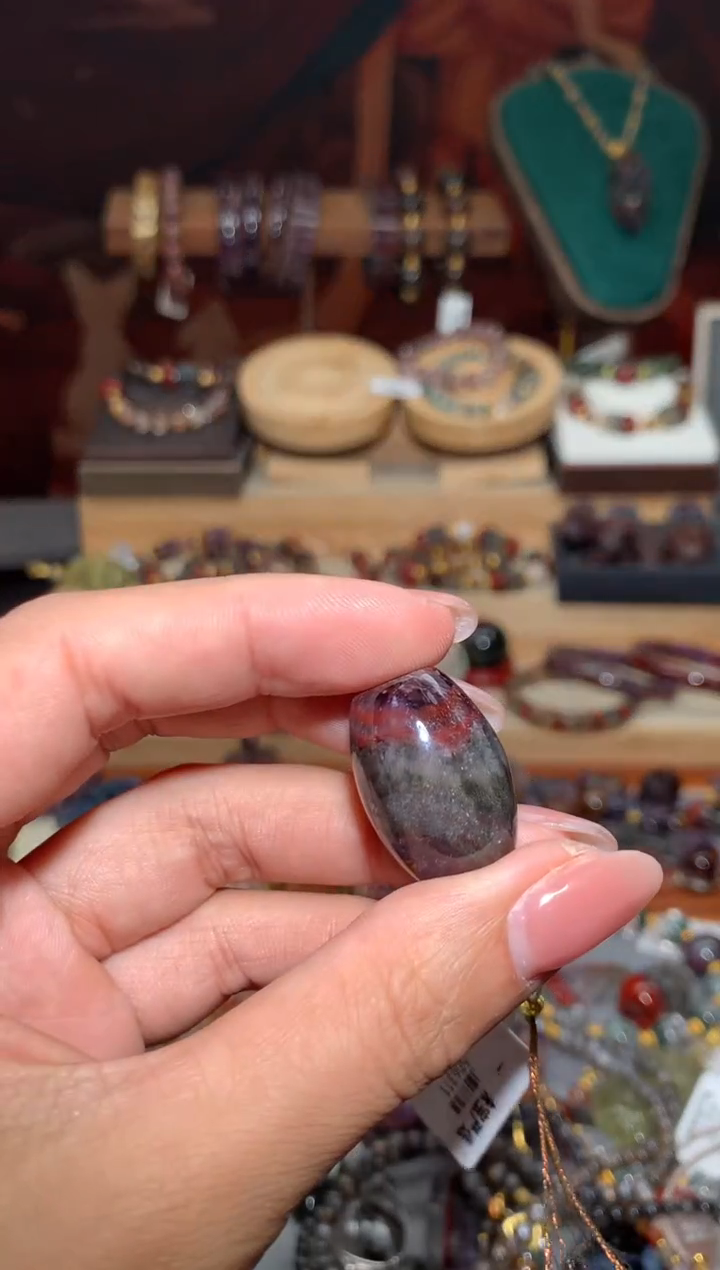 水晶珠宝半成品未镶嵌极光桶珠