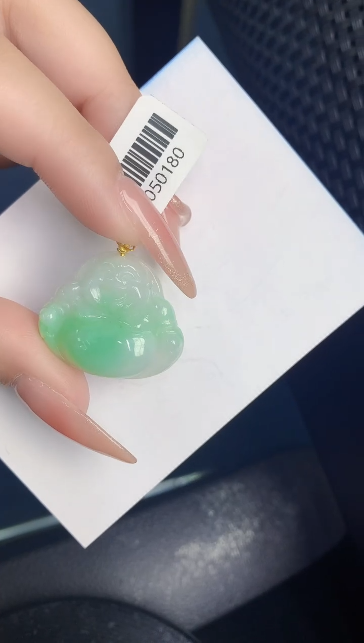 【闪购商品】翡翠颈饰18K金镶嵌000000000