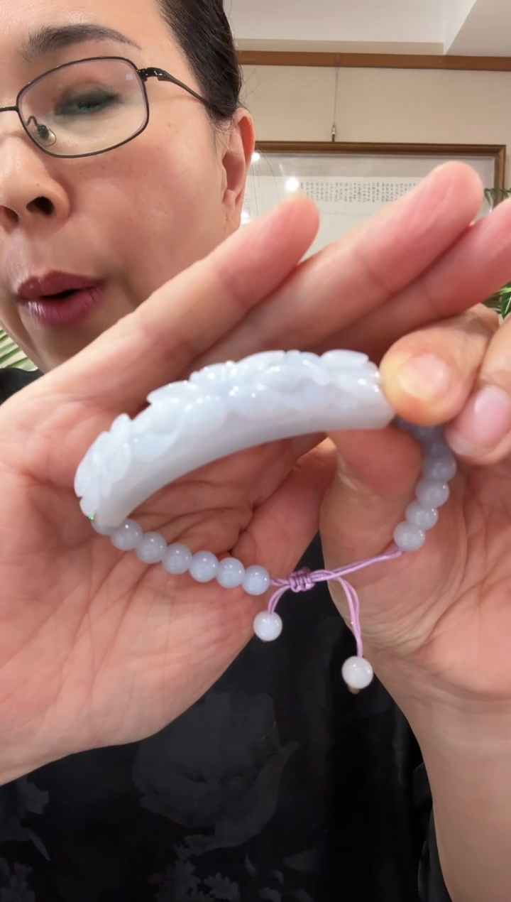 【闪购商品】翡翠未镶嵌颈饰国风