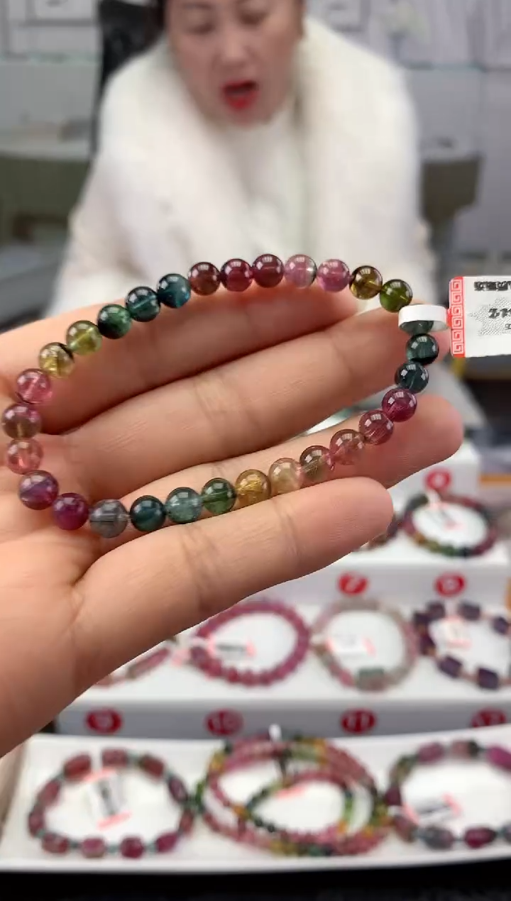 未镶嵌手串碧玺 多样性发一条