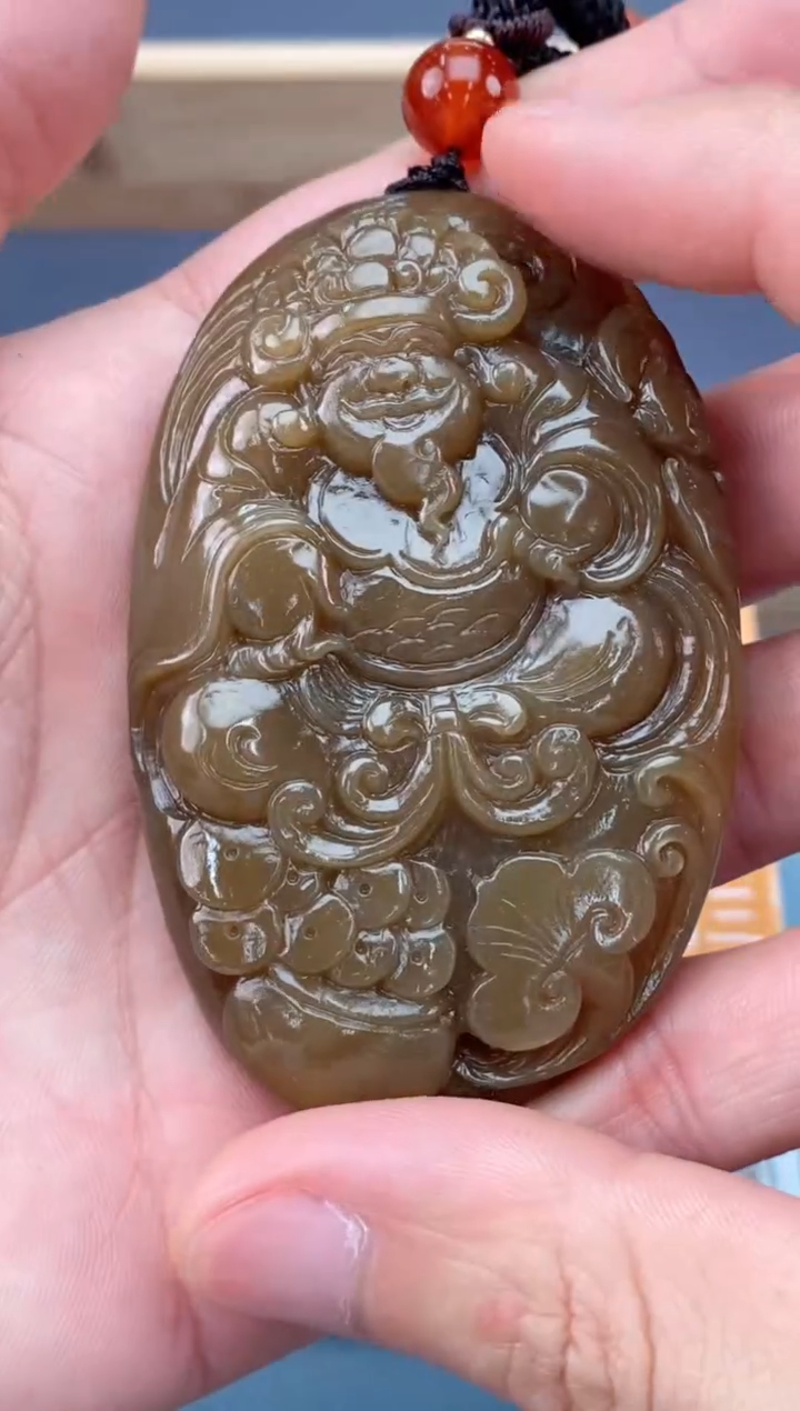 和田玉未镶嵌颈饰126