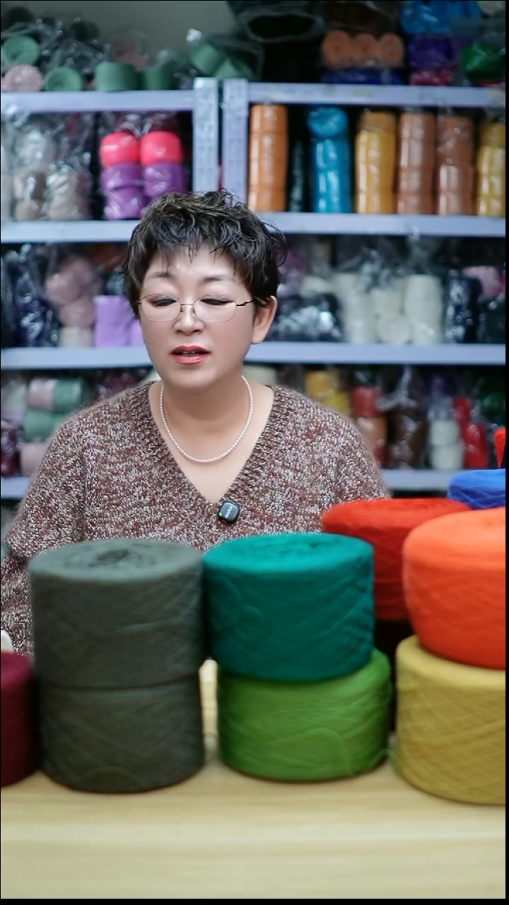 羊绒欢姐手编线A471