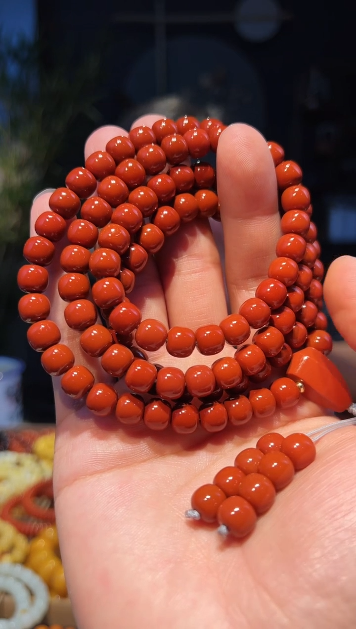 手链未镶嵌南红玛瑙8+108多圈