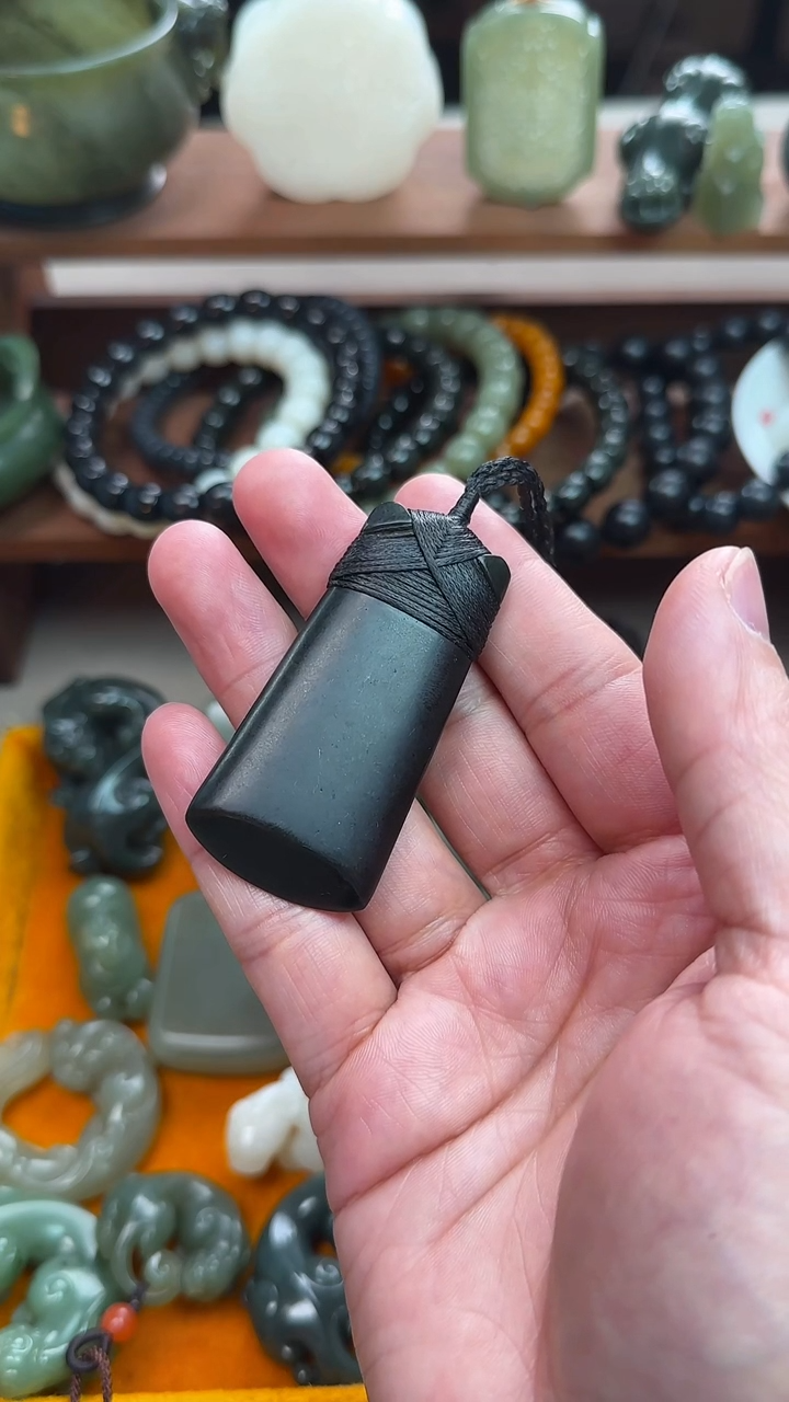 【闪购商品】和田玉吊坠(不含链)未镶嵌无事牌苏工