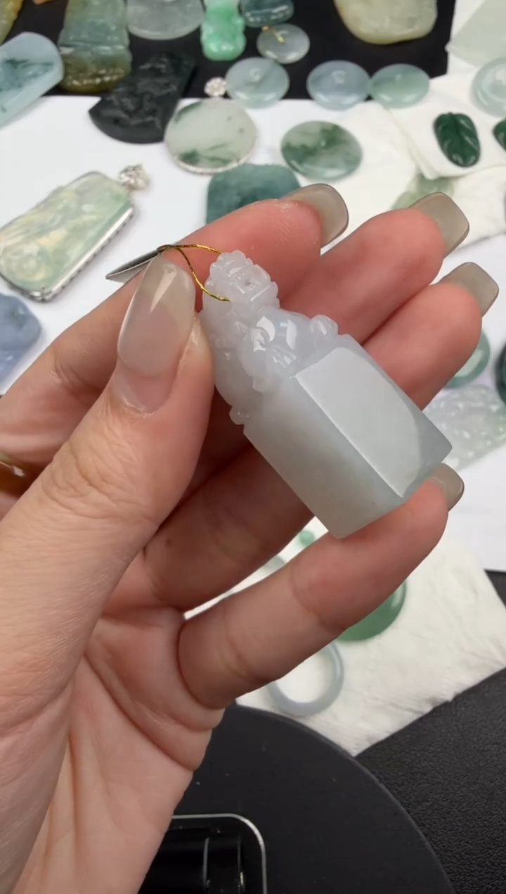 吊坠(不含链)未镶嵌翡翠翡翠饰品-198