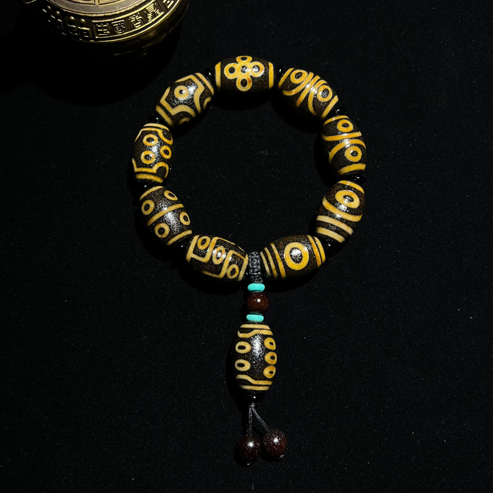 玛瑙天珠藏式高端1-10y手串