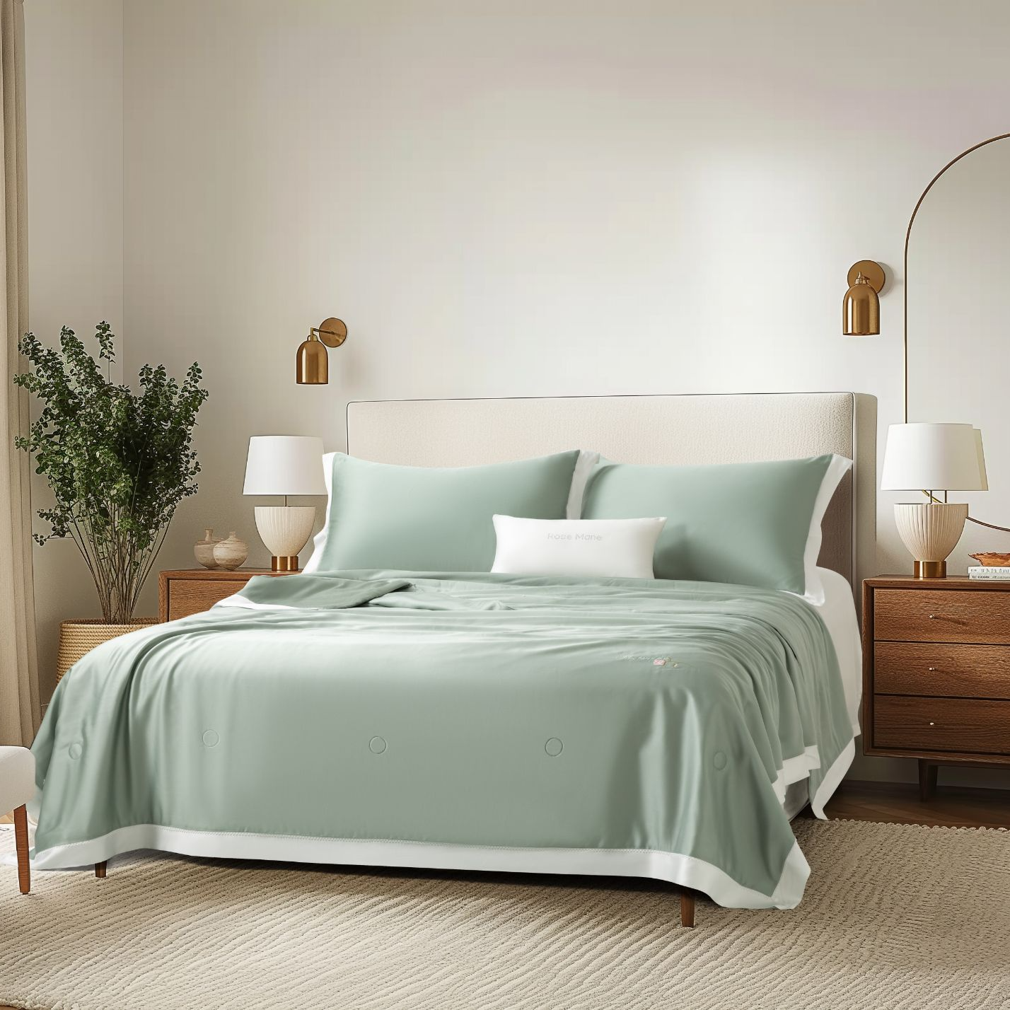 兰精单人天丝夏被夏季轻奢凉感纯色夏凉被丝滑空调被被子薄款薄被