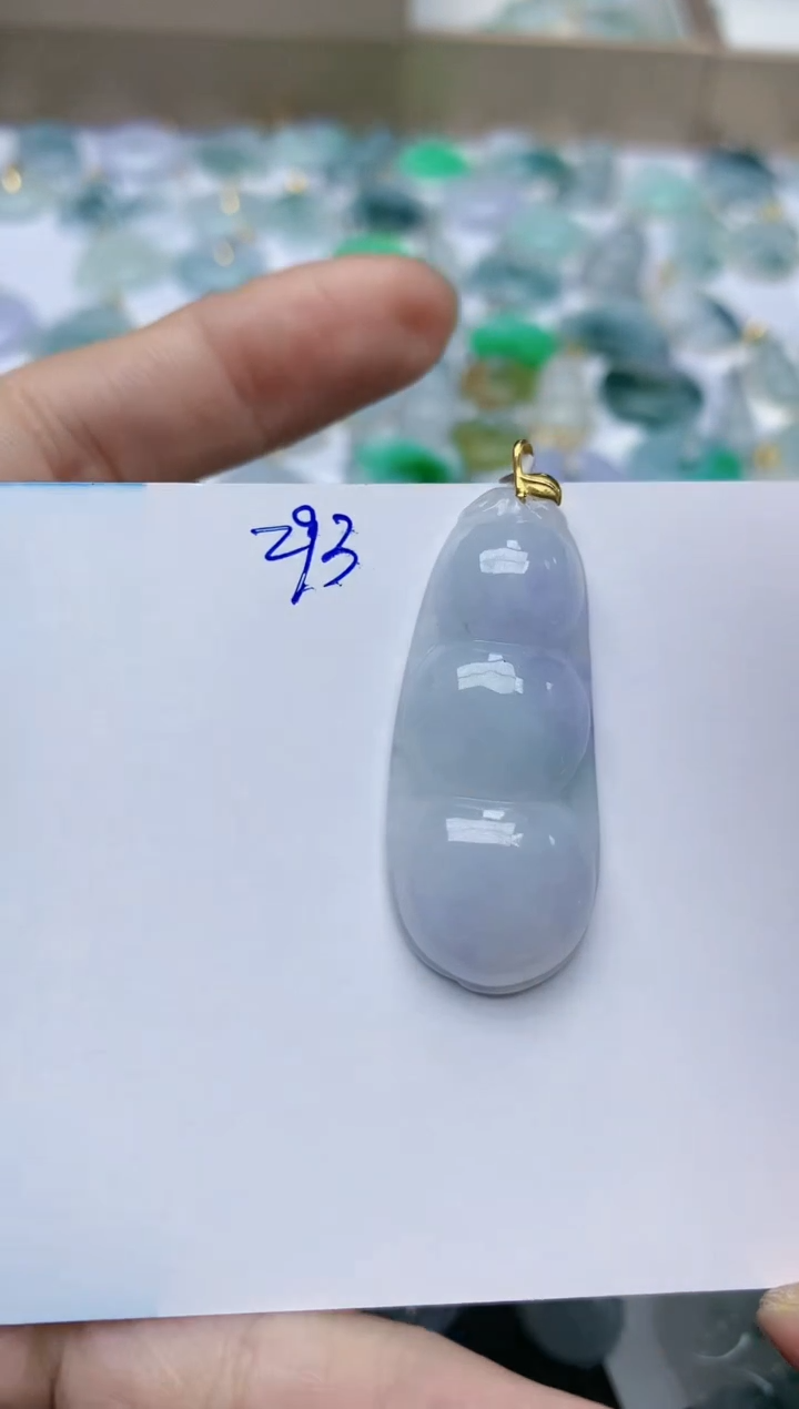 【闪购商品】翡翠颈饰18K金镶嵌天然翡翠A货    293