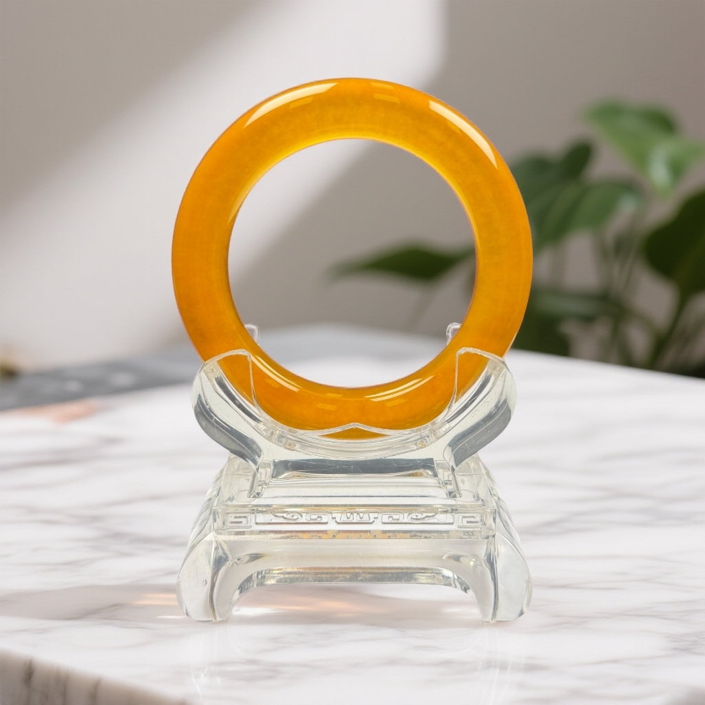 z285黄粗手镯时尚女士精美复古镯子