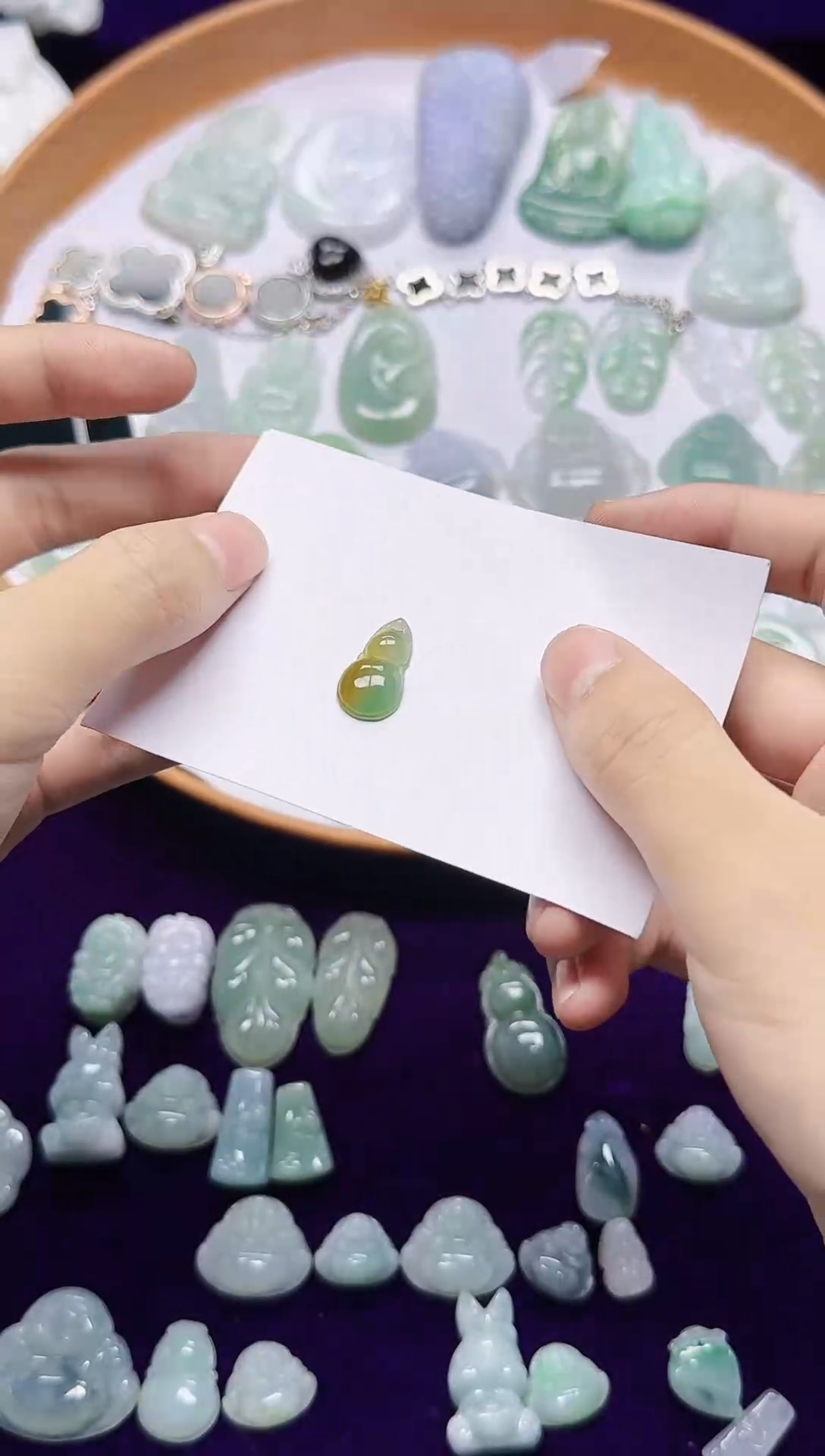 颈饰未镶嵌翡翠翡翠