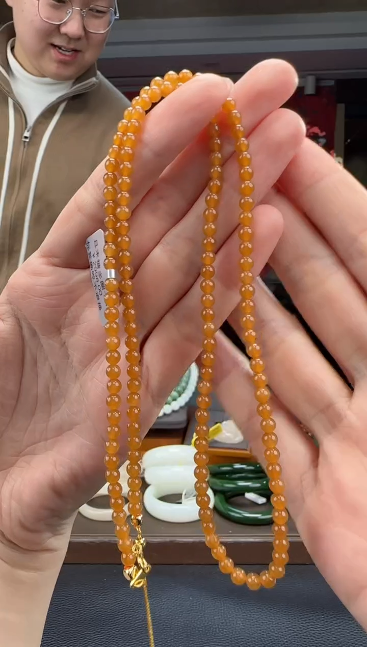 颈饰未镶嵌和田玉糖多圈卡4