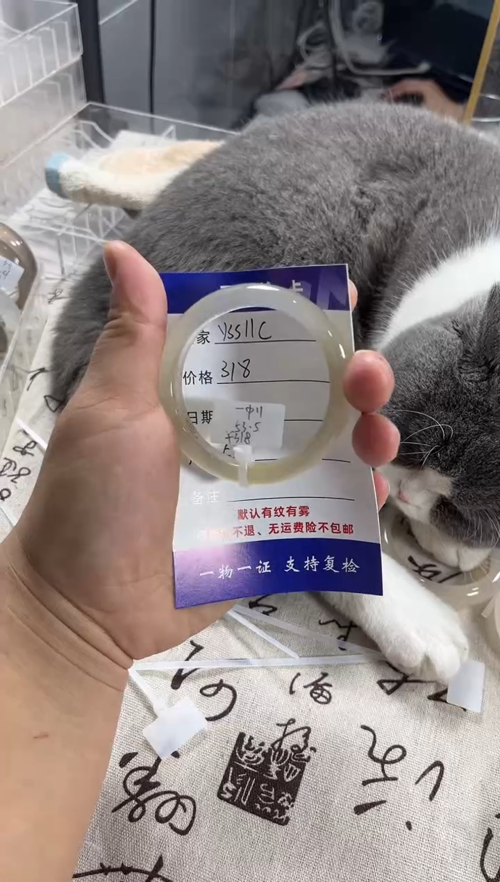 【闪购商品】玛瑙/玉髓手镯未镶嵌海洋玉髓玛瑙