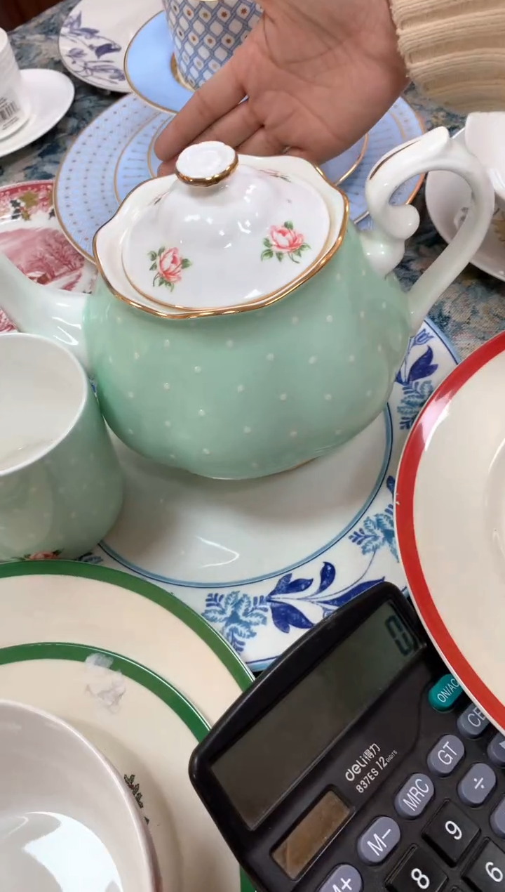 【闪购商品】瓷片CC337陶瓷没有完美无瑕陶瓷1个+杯子