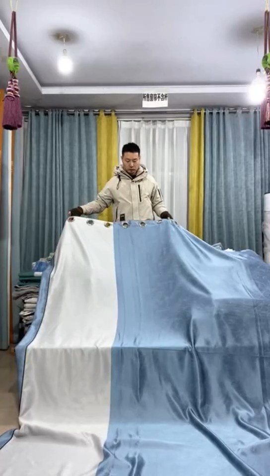 布成品窗帘6.6*2.75