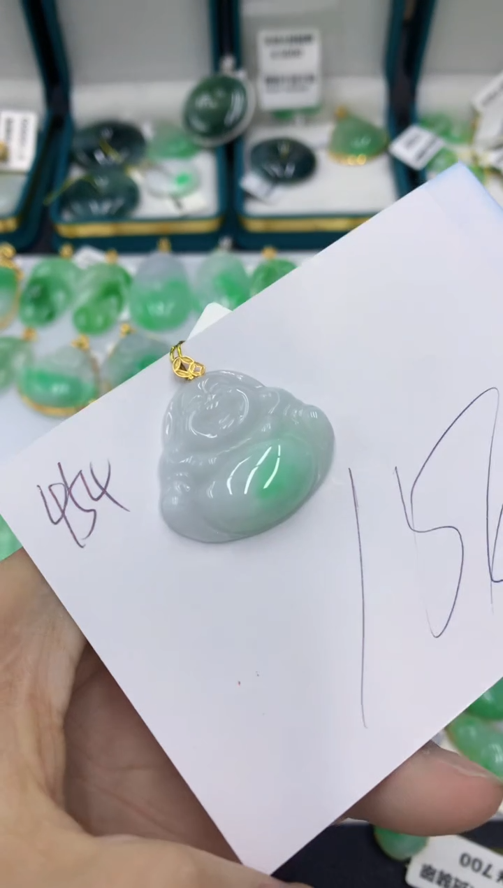 【闪购商品】翡翠颈饰18K金镶嵌1111111111