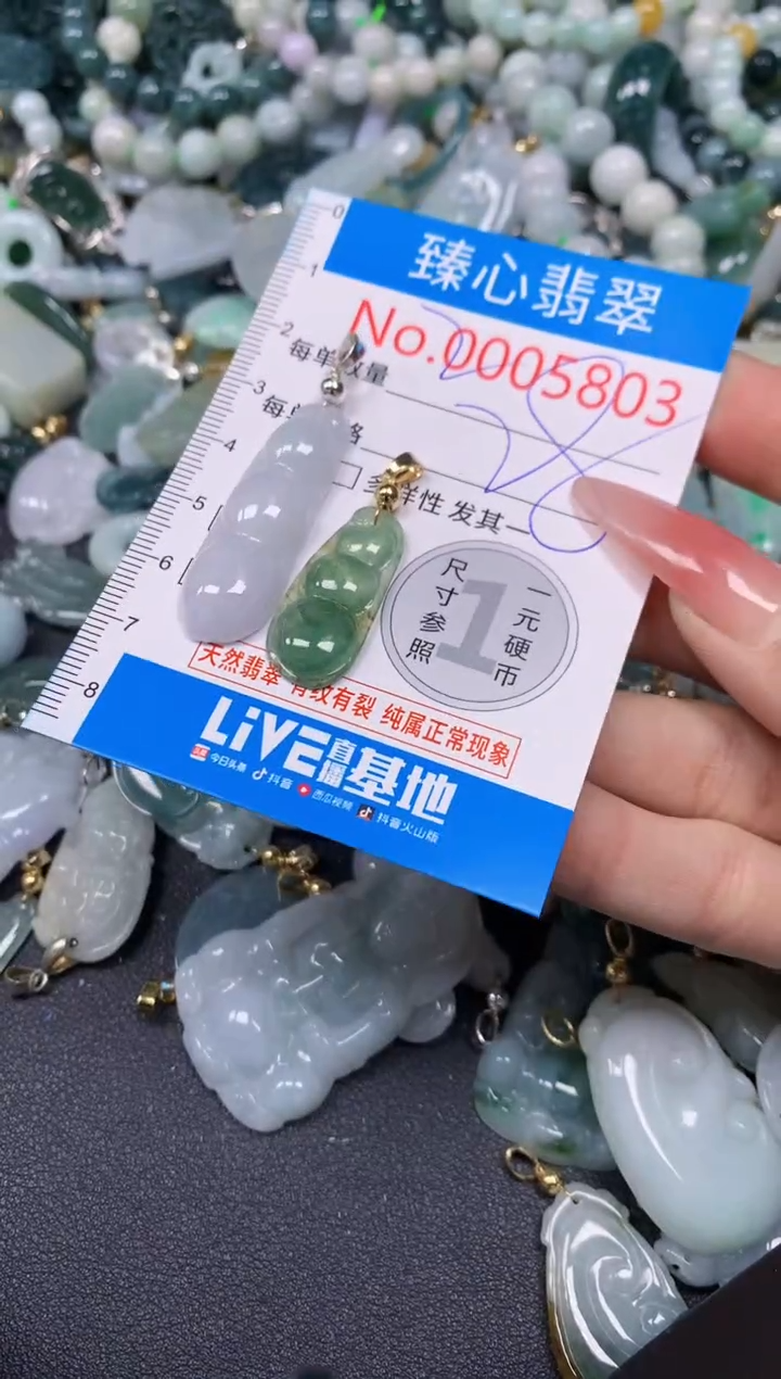 【闪购商品】翡翠颈饰未镶嵌含绳0005803