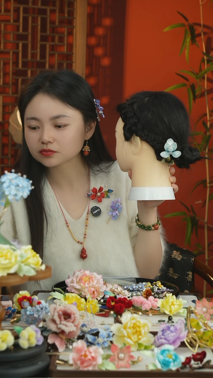 刺绣闪购纯手工非遗国风饰品