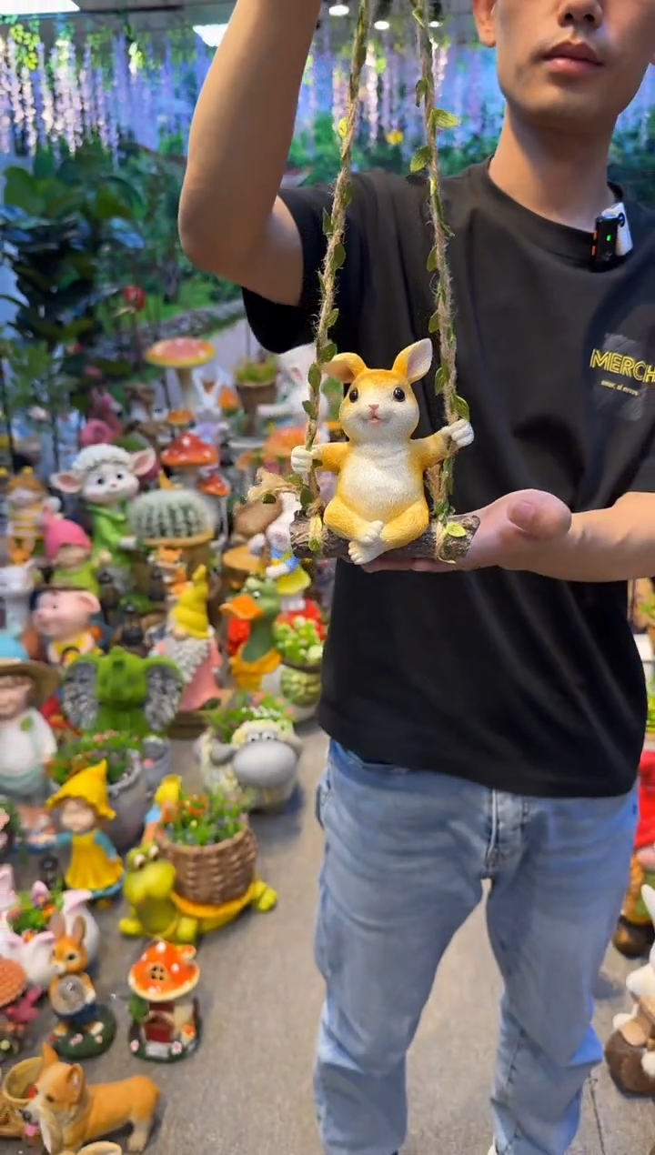 无花朵花园庭院摆件&00&